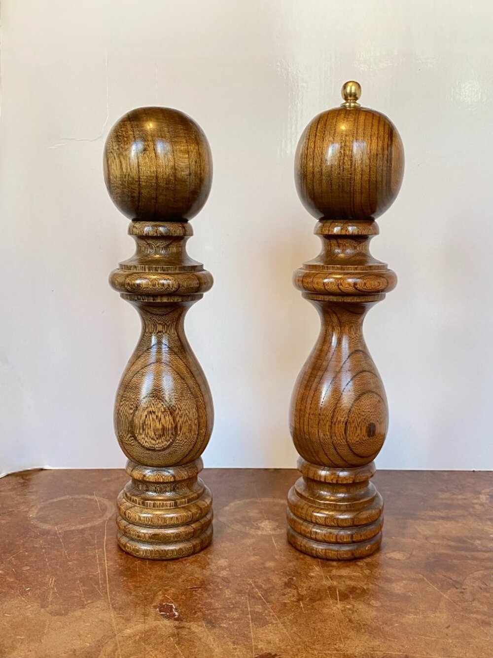 70s Knobby Wood Catalina Salt Pepper Shakers Made Japan Country Cottage Vintage